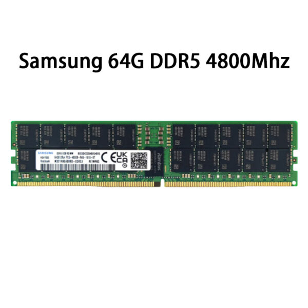 Samsung 64G 2RX4 DDR5 5600 RECC RDIMM Server memory M321R8GA0PB0-CWMXJ and M321R8GA0PB0-CWMKJ