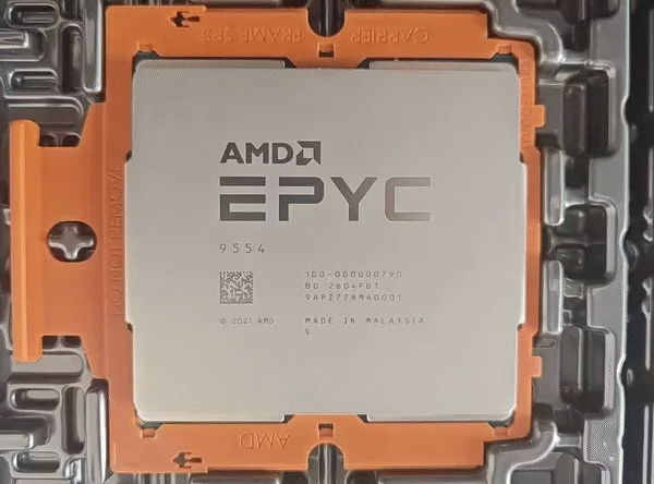 AMD Genoa EPYC 9554 3.1- 3.75 GHz 64cores 128thr 360W CPU official version