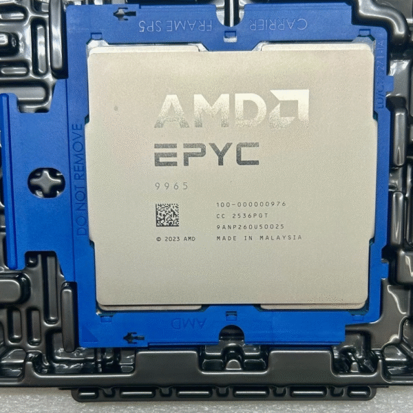 AMD EPYC 9965 2.25-3.35 GHz 192cores 384thr 500W CPU official version